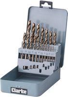 DRILL BIT SET, COBALT METRIC 19PC 1801383.