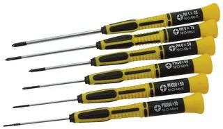 SCREWDRIVER SET, PHILIPS 6PC PSD1602