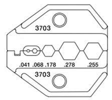 CRIMP TOOL DIE, CRIMP CONNECTOR PA3703