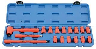 INSULATED SOCKET SET, 17PC, 3/8" 5483