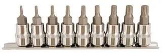 TORX PLUS BIT SET, 3/8 IND, 9PC 5213