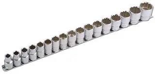 SOCKET SET BI-HEX 1/2 IND 17PC 3502