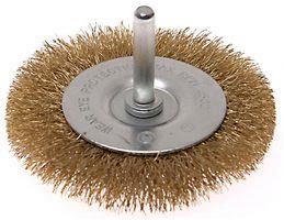 WIRE WHEEL BRUSH, 4", 1/4" SHANK 51950004