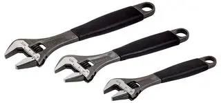 CENTRAL NUT ADJUSTABLE WRENCH SET, 3PC ADJUST 3-90