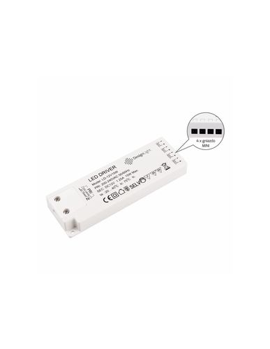Импульсный блок питания LED 12V 1,25A, 15W, с вилками L813, Designlight TRA-LD-15W-T-01