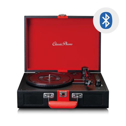 Record Player with Bluetooth® reception and built in speakers Black / Red TT-110BKRD 8711902044888