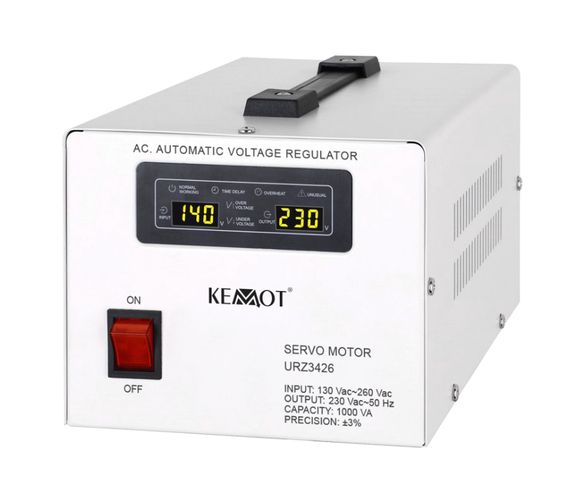 Single-phase voltage stabilizer 230Vac 1000VA AVR SERVO URZ3426 5901890048934