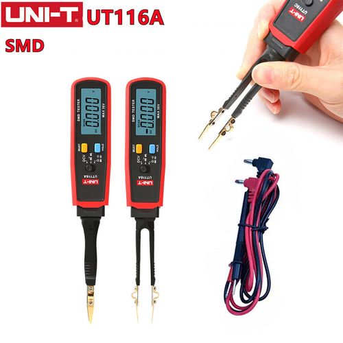 SMD tester,  30MΩ;  30mF;  Diode test: 3V;  LED test: 21V/1mA;  Continuity test: <30Ω;  DC V: 36V; UT116A 6935750511602