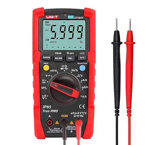 Professional Digital Multimeter DC/AC  600V;  DC/AC  20A;   60MΩ;   60mF;   1MHz; UT191E 6935750519103