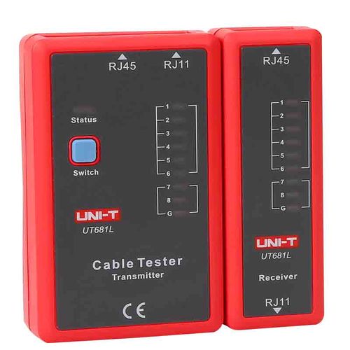 Kaabli tester RJ45+RJ11, UT681L, UNI-T UT681L 6935750568132