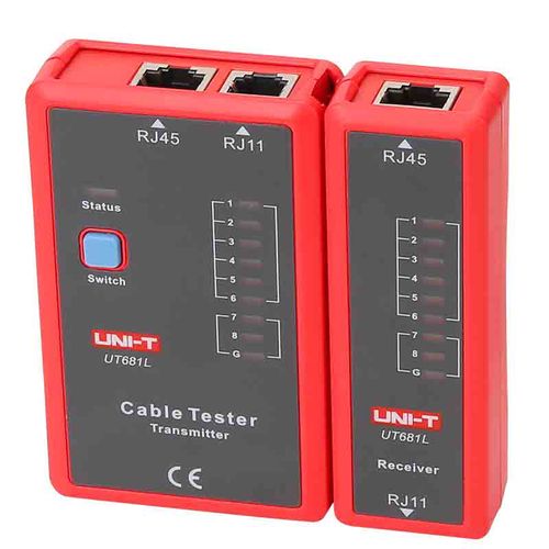 Kaabli tester RJ45+RJ11, UT681L, UNI-T UT681L 6935750568132