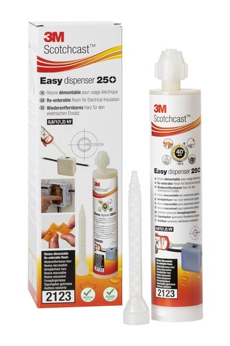 3M™ Scotchcast™ Повторно вводимые электроизоляционные смолы, SC 2123, Easy Dispenser 250, размер 250 мл UU011029160