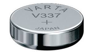 Patarei AgO V337  1.5V VARTA V337 4008496362110; 4008496362127