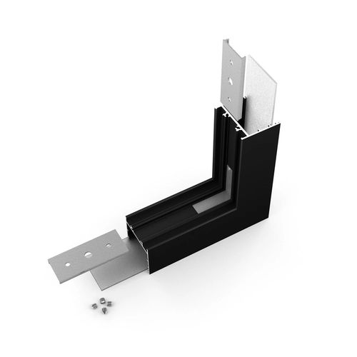Connector VARIO30-02 270 deg bent black anod. /plastic bag V4710021S 5901597240686