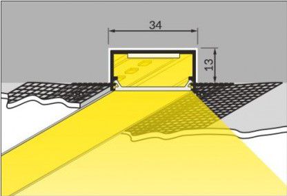 LED profile VARIO30-04, recessed, 3m, TOPMET PROF-VARIO30-04-3Ms 5901597253174