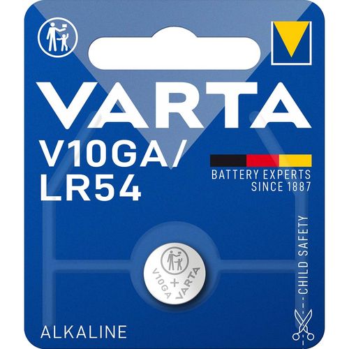 Button Cell Battery LR54 V10GA 1-Blister VARTA-V10GA 4008496297634
