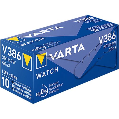 Silver-Oxide Battery SR43 1.55 V 105 mAh 1-Pack VARTA-V386 4008496245659