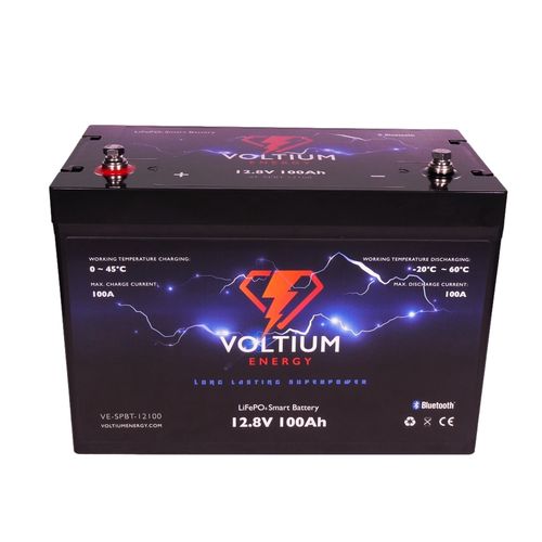 Liitiumaku LiFePO4 12.8V 100Ah T11 BT APP VOLTIUM ENERGY VE-SPBT-12100