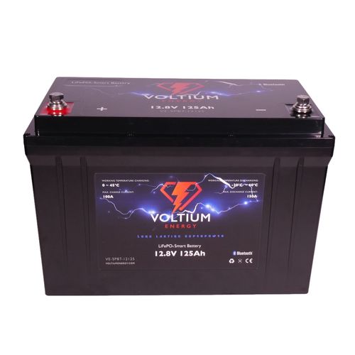 Liitiumaku LiFePO4 12.8V 125Ah T11 BT APP VOLTIUM ENERGY VE-SPBT-12125