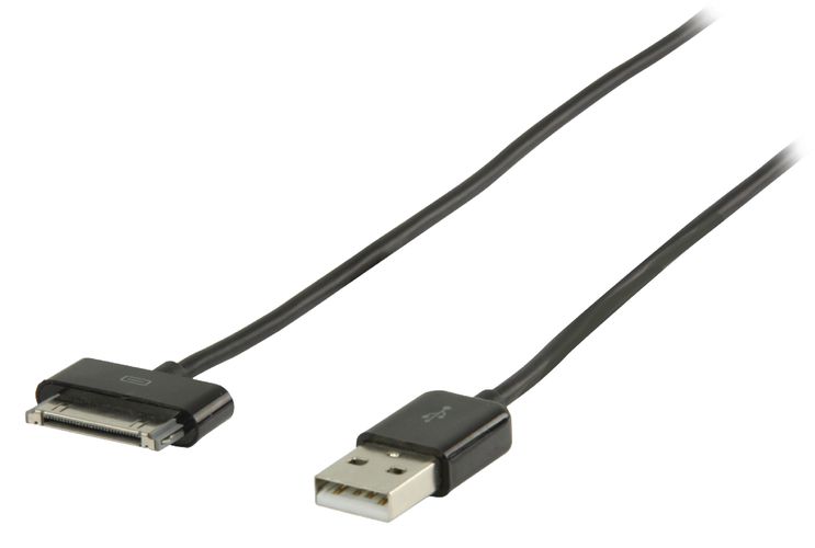 Sync and Charge Cable Apple Dock 30-pin - USB-A Male 2.00 m Black VLMB39100B20 5412810198474