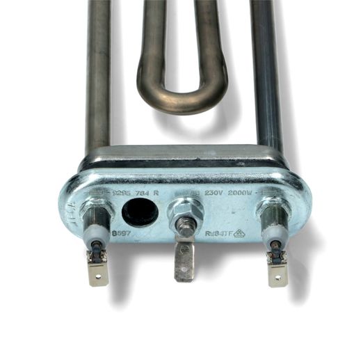 Heating element 2000W 200mm with hole 267512, 12026515 BOSCH MAXX W1-06150/BOS 4772081008867