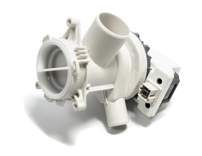 Сливной насос 30Вт Ø34/22мм 2840940100, 2880401800 BEKO для стиральной машины W1-07189/BEK 4772081007747; 8014025016177