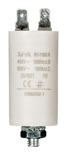 Capacitor 3.0uf / 450 v + Aarde W1-11003N 5412810230709