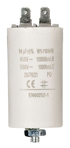 Capacitor 14.0uf / 450 v + Aarde W1-11014N 5412810231959
