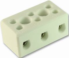 Terminal Block 3 Poles 6mm² (Ceramic) 41A 450V W4-44000-3