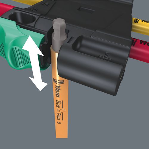 950/7 Hex-Plus Multicolour Magnet 1 L-võtmekomplekt, metriline, BlackLaser, 7 tk. 05022534001, WERA WER/022534 4013288183750