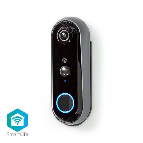 SmartLife Video Doorbell | Battery Powered | Full HD 1080p | Cloud Storage (optional) / microSD (not included) | IP54 | With motion sensor | Night vision | Grey WIFICDP20GY 5412810330287