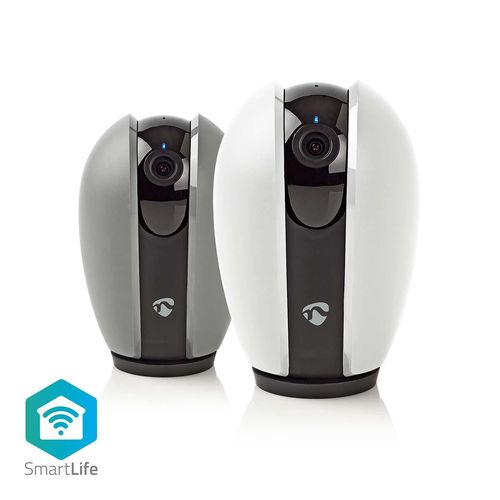 SmartLife Indoor Camera | Wi-Fi | Full HD 1080p | Pan tilt | Cloud Storage (optional) / microSD (not included) | With motion sensor | Night vision | Dark Grey / White WIFICI21CGY 5412810337224