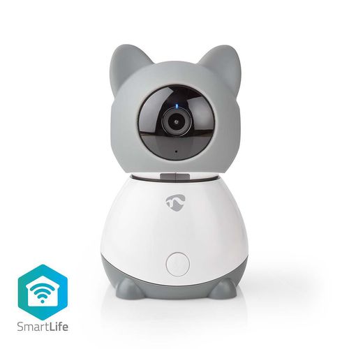 SmartLife Indoor Camera | Wi-Fi | Full HD 1080p | Pan tilt | Cloud Storage (optional) / microSD (not included) | With motion sensor | Night vision | Grey / White WIFICI30CGY 5412810331055