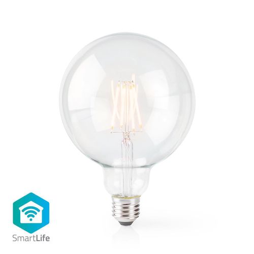 SmartLife LED Filament Bulb | Wi-Fi | E27 | 500 lm | 5 W | Warm White | 2700 K | Glass | Android™ / IOS | G125 | 1 pcs WIFILF10WTG125 5412810313914