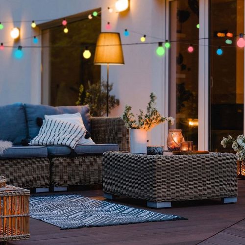 Умная светодиодная гирлянда, 230Vac, 10,8м, 48 x Ø30мм LED, RGB+, Wi-Fi, SmartLife WIFILP02C48 5412810404292