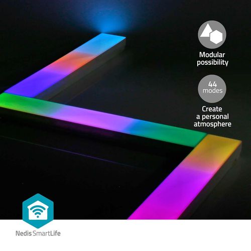 SmartLife Decorative Lights | Wall Bar | Wi-Fi | RGBIC / Warm White | Android™ WIFILW06RGB 5412810418824