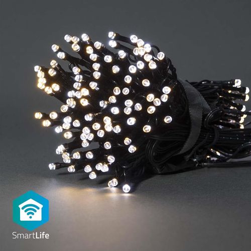 SmartLife Christmas Lights | String | Wi-Fi | Warm to Cool White | 200 LED's | 20.0 m | Android™ / IOS WIFILX02W200 5412810404766