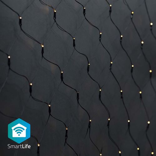 SmartLife Christmas Lights | Net | Wi-Fi | Warm White | 280 LED's | 3.00 m | 3 x 2 m | Android™ / IOS WIFILXN01W280 5412810404377