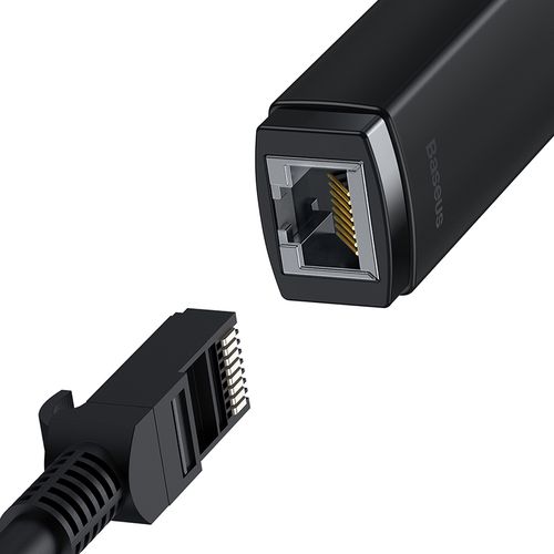 Interneti adapter USB A kuni RJ45 100Mbps, must WKQX000001 6932172606022