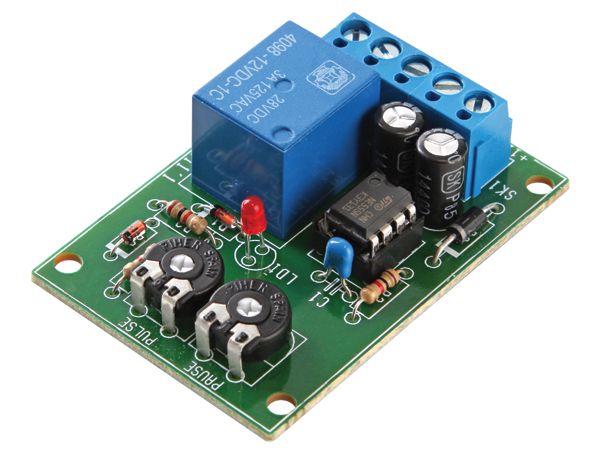 Interval timer module NO/NC 24V 3A, pulse 0.5s~5s, pause 2.5s~60s WMT136 5410329729394