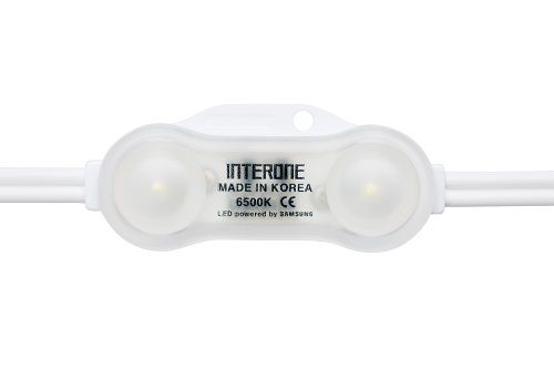 Led module, 12Vdc, 0.48W, SAMSUNG SMD, 44lm, 9000K, 160°, IP68, INTERONE Z2U-V05-048CW