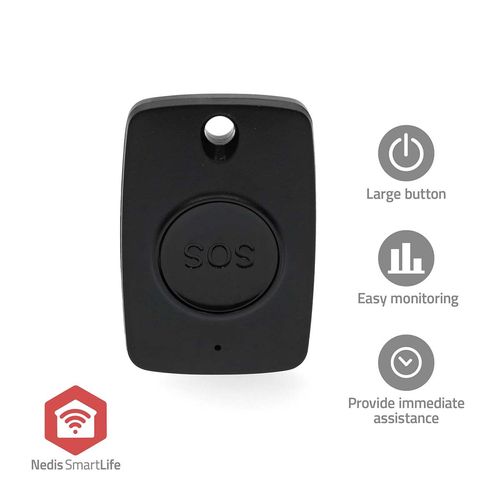 Smart Panic Button | Zigbee 3.0 | Battery type: CR2450 | Black ZBPB10BK 5412810443420