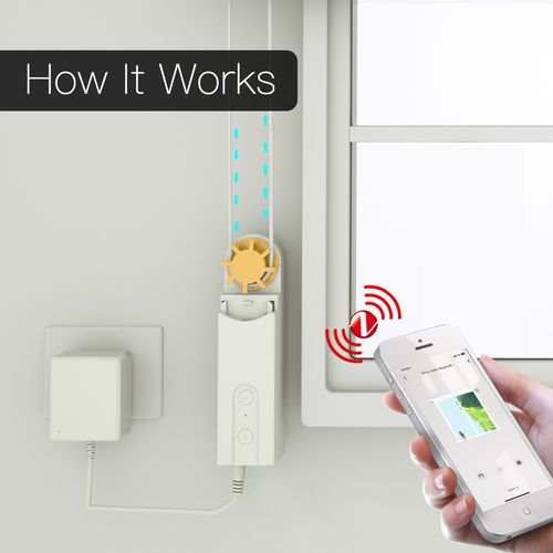 Aknaruloo nutikas kontroller, aku ja päikesepaneeliga, laetav, ZigBee TUYA / Smart Life ZC-LS-EU-MS 6974246474885