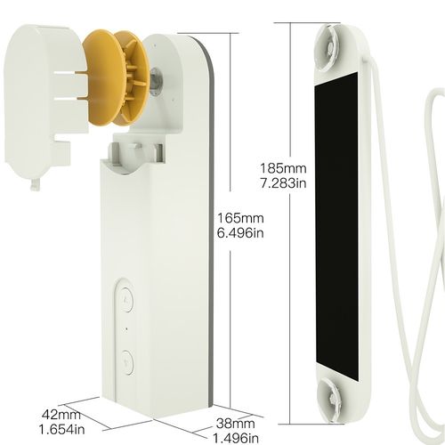 Aknaruloo nutikas kontroller, aku ja päikesepaneeliga, laetav, ZigBee TUYA / Smart Life ZC-LS-EU-MS 6974246474885