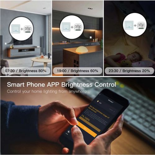 Valguse dimmer, ZigBee, 1-gang, up to 150W, TUYA / Smart Life ZM-105-MS