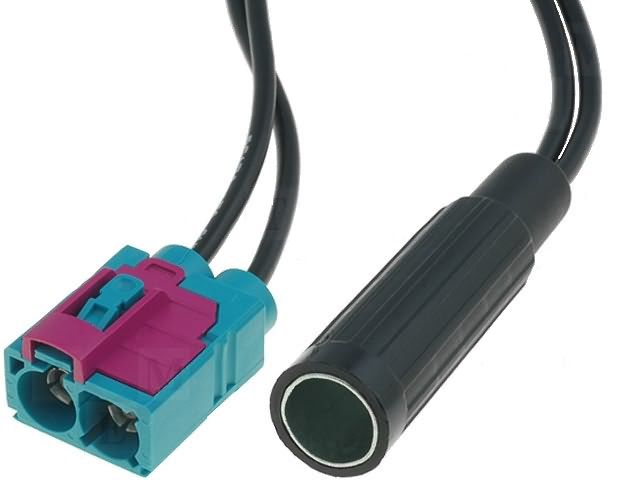 Antenni adapter;Audi,Seat,Skoda,VW;sirge ZRS-FAKRAX2-DIN