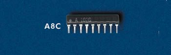 RESIST. ARRAY 100K (8 R'S + 1 COMMON) A8C100K 5410329263119; 5410329482794; 5410329502058