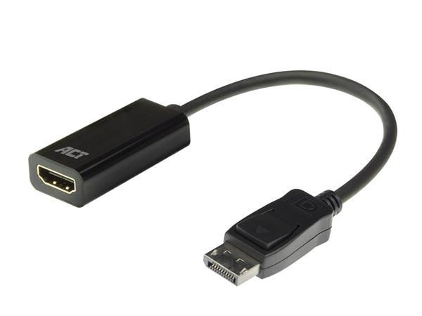 DisplayPort male to HDMI female adapter - 4K @ 30 Hz - 0.15 m ACTAC7555 8716065491302; 8716065491302