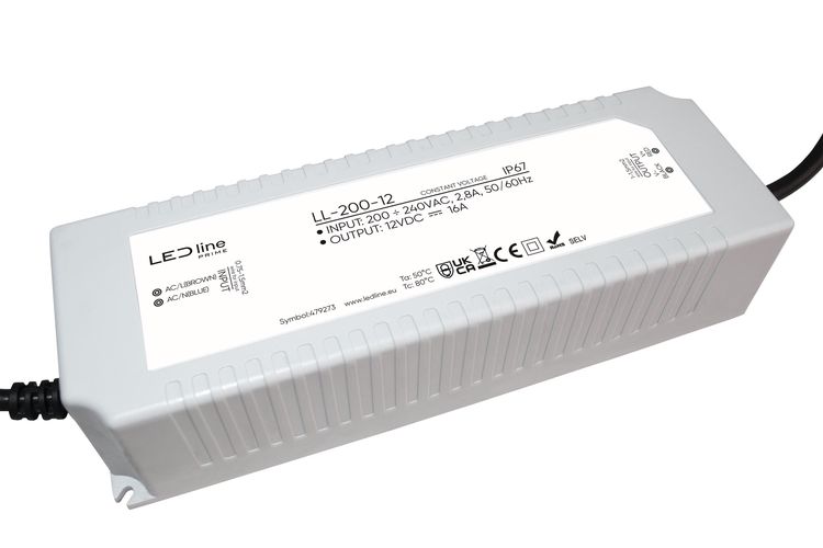 LED power supply LED line PRIME LL-200-12  IP67 12V LL-200-12