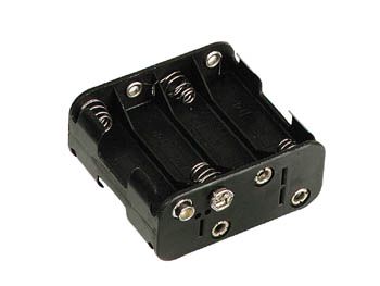 BATTERY HOLDER FOR 8 x AA-CELL (WITH SNAP TERMINALS) BH383B 5410329299590; 5410329299606; 5410329502423